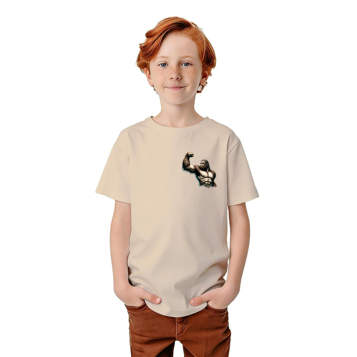 Bigfoot Sasquatch Designs, Kid’s Double Sided Gildan 5000B T Shirt