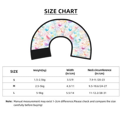 Bubble Design, Pet Elizabethan, Pet Medical Collar