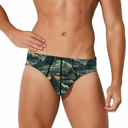 Bigfoot / Sasquatch,  Men’s Silk Briefs Underwear
