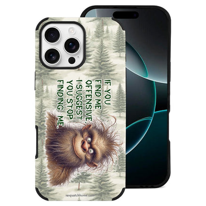 Bigfoot / Sasquatch "If you find me..", Microfiber iPhone 16 Cases