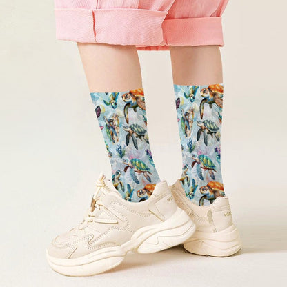 10 Animal Designs, Children’s Polyester Socks