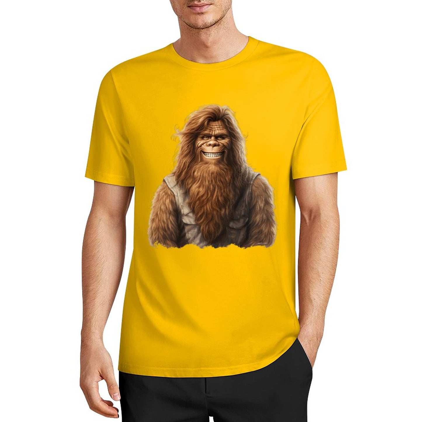 Bigfoot - Sasquatch Hillbillie Short Sleeve Cotton T-Shirt