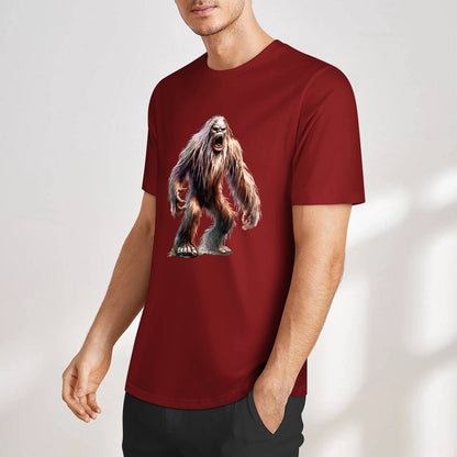 Bigfoot - Sasquatch Scary Short Sleeve Cotton T-Shirt