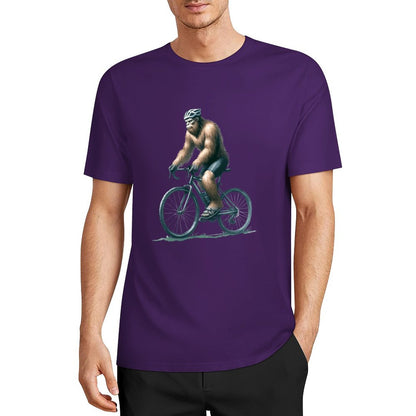 Bigfoot - Sasquatch Bicycle Short Sleeve Cotton T-Shirt