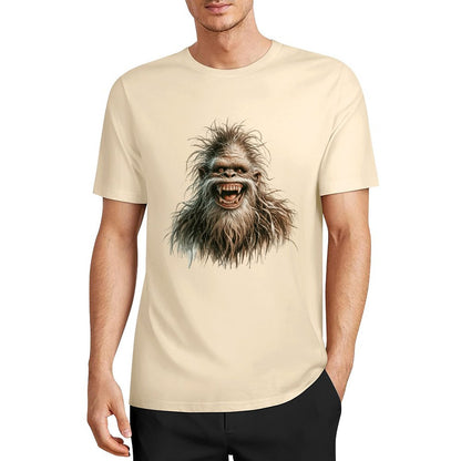 Bigfoot - Sasquatch Silly Short Sleeve Cotton T-Shirt