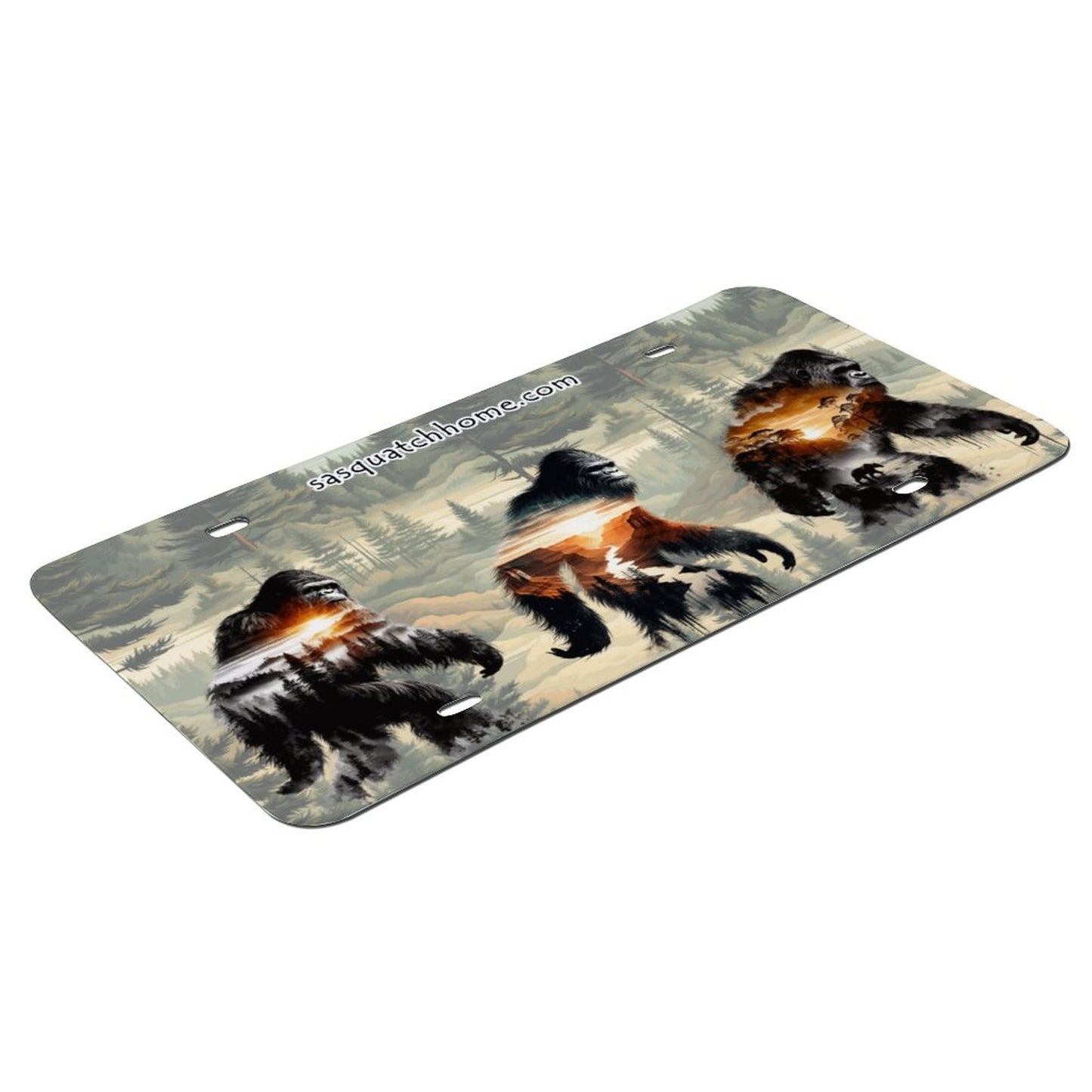 Sasquatch "We the Squatch" Car License Plate-11.8”x5.9”