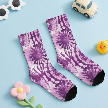 19 Tie Dye Designs, Children’s Polyester Socks