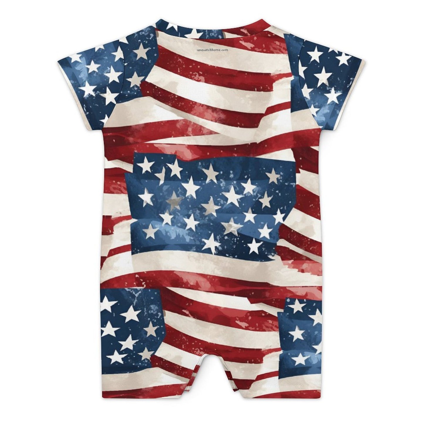 Baby Donald Trump, Faux Cotton Short Sleeve Baby Bodysuit Romper