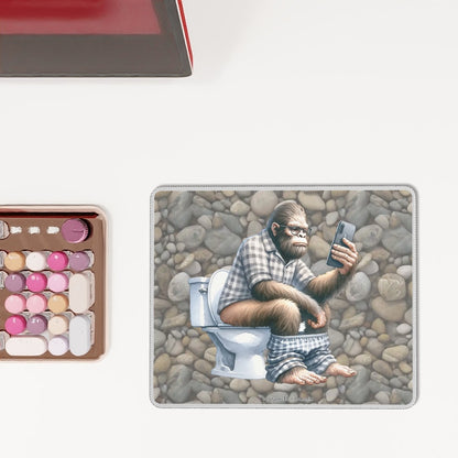 Sasqutch, Bigfoot, Mouse Pad with Rubber Lock Edge – 4 Sizes