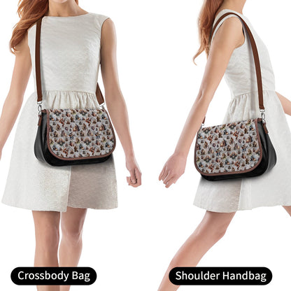 20 Bigfoot / Sasquatch Designs, Leather Shoulder Bag / Purse