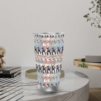 Donald Trump, MAGA Themed 20 oz Travel Coffee Mug w/ Straw & Brush Options