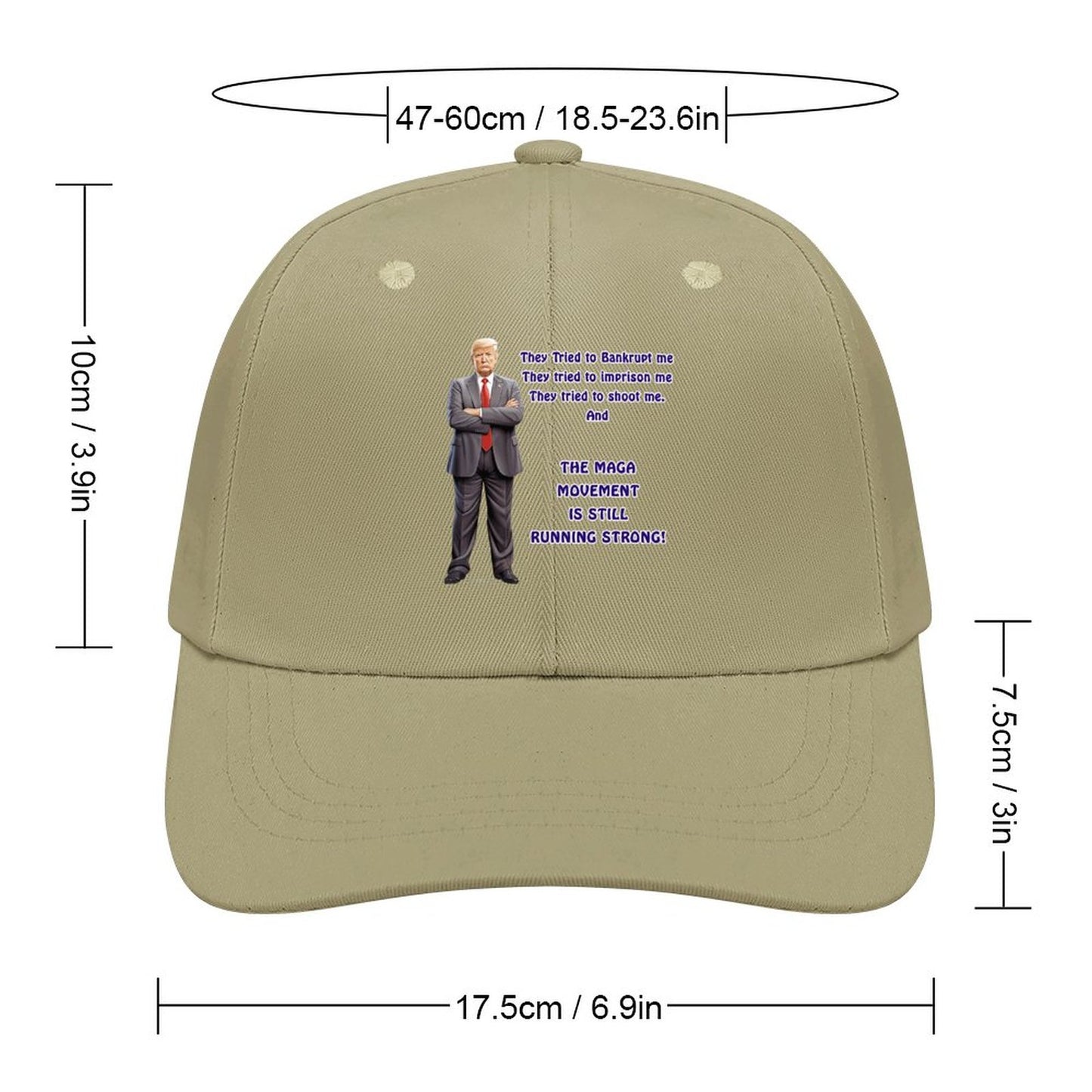 Donald Trump "They tried..", Baseball Cap – 8 Colors