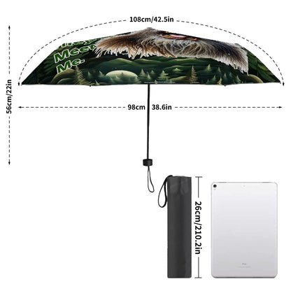 Sasquatch / Bigfoot Designs 38” UV Protection, Water Wicking Umbrella