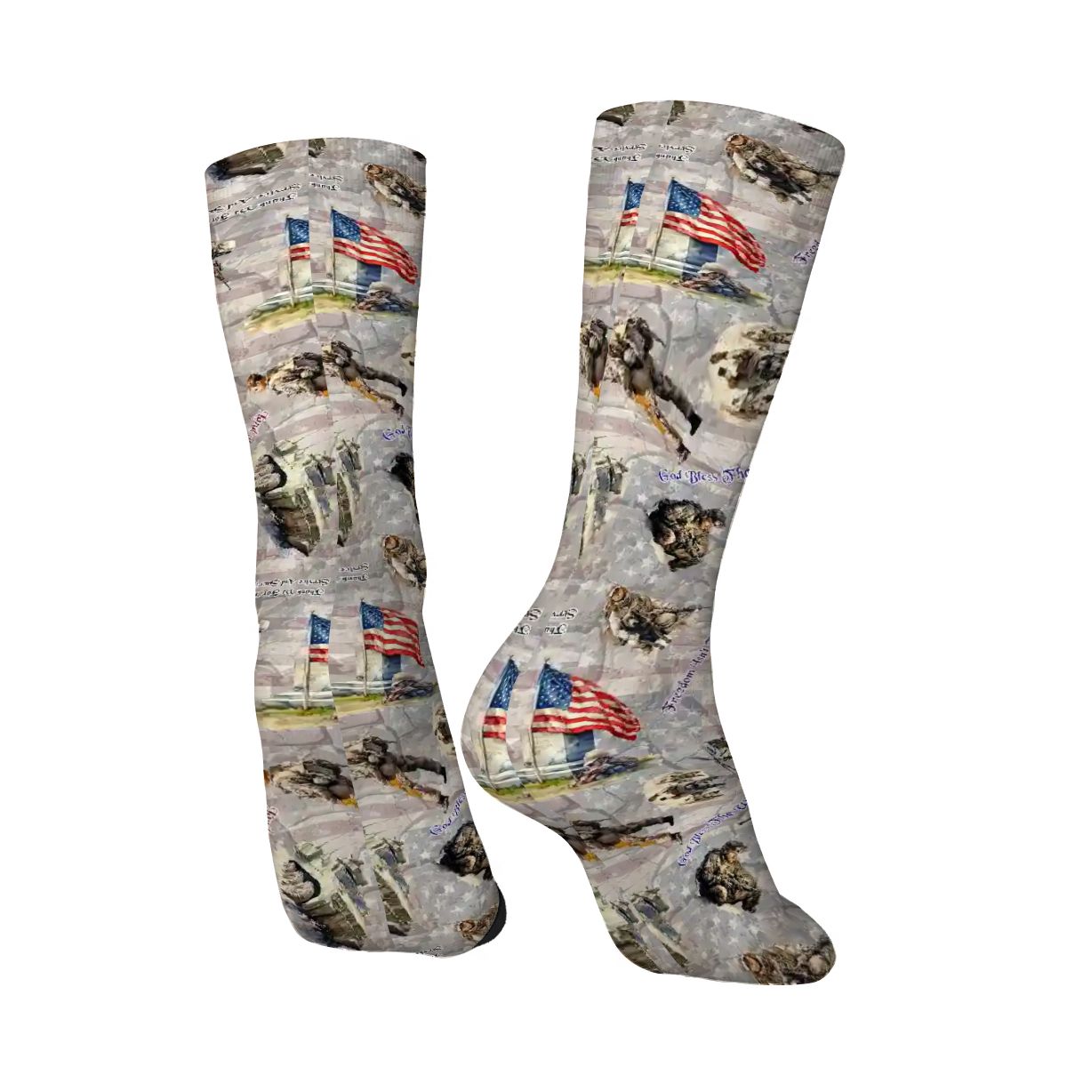 20 Misc Designs, Polyester Crew Socks