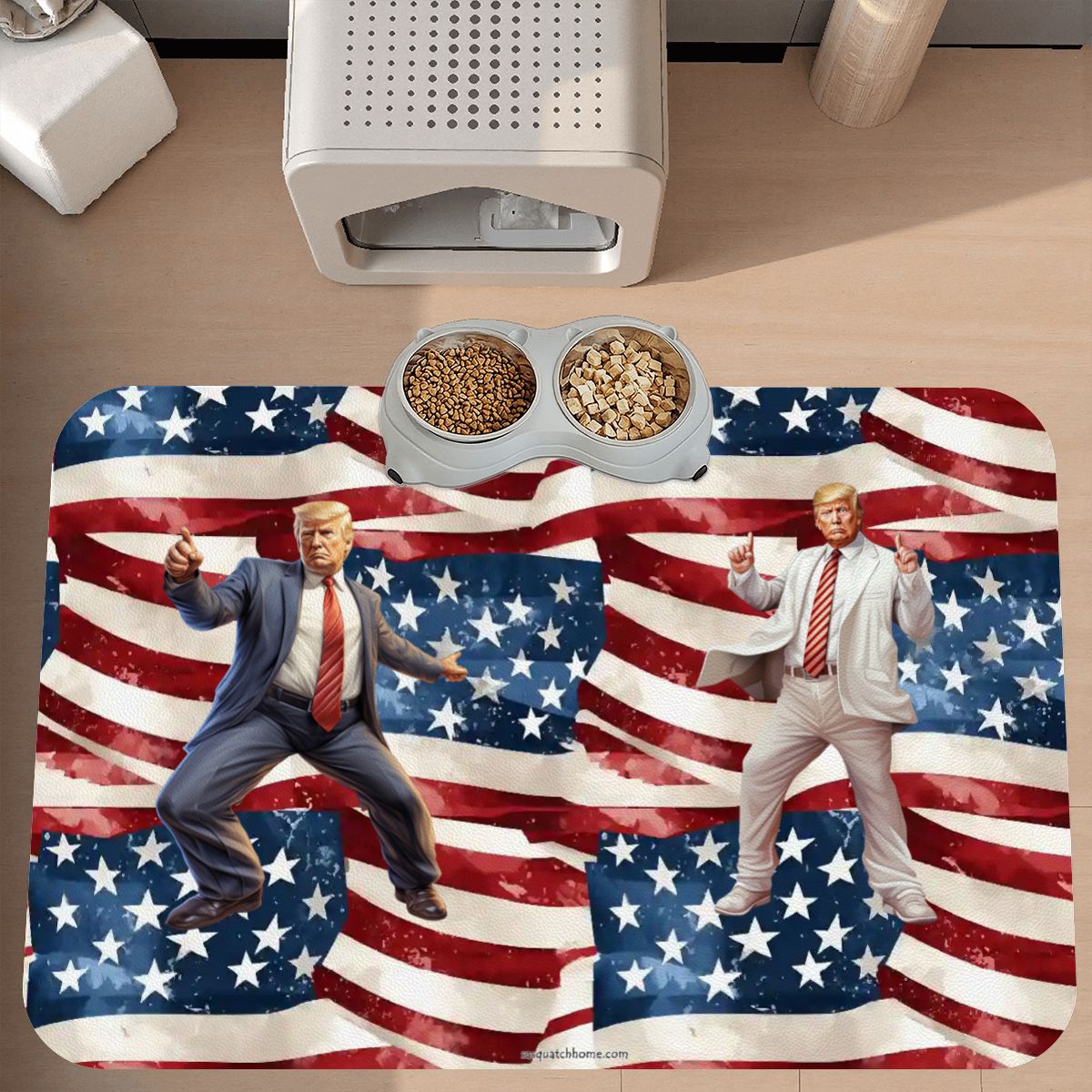 Donald Trump Dance, Waterproof Pet Food Mat