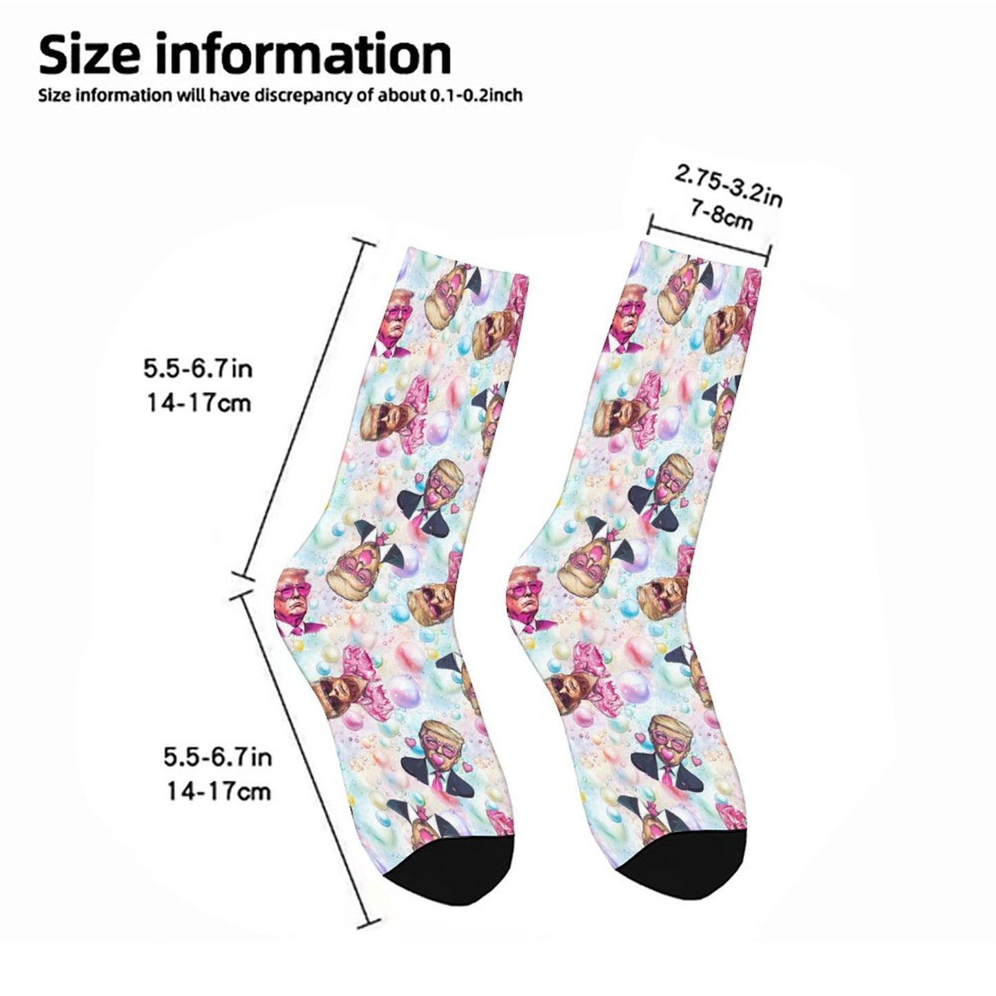 20 Donald Trump Designs, Children’s Polyester Socks