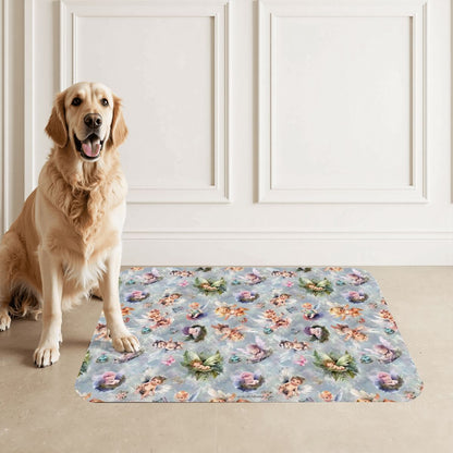 6 Fairy Designs, Waterproof Pet Food Mat