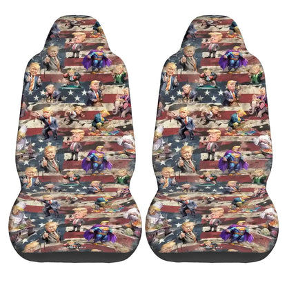 20 Donald Trump Designs, Set of 2 Front Auto Seat Cover