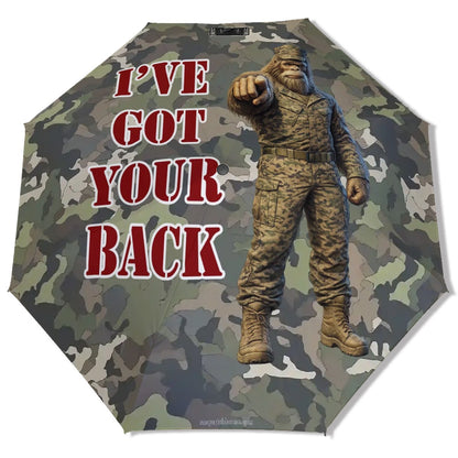 Sasquatch / Bigfoot Designs 38” UV Protection, Water Wicking Umbrella