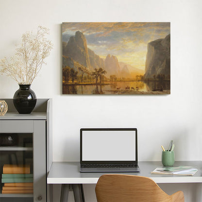 Beautiful Vintage Framed Canvas Art - 2 Sizes – Made in the USA