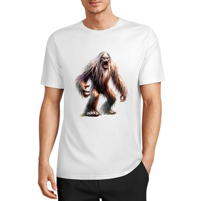 Bigfoot - Sasquatch Scary Short Sleeve Cotton T-Shirt