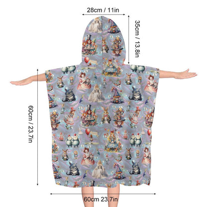 Terry Cloth Hooded Towel for Kids, Children