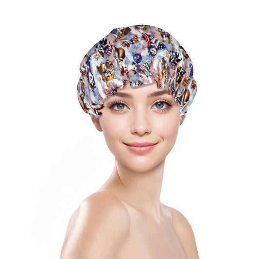 8 Patriot Designs, Reusable Shower Cap