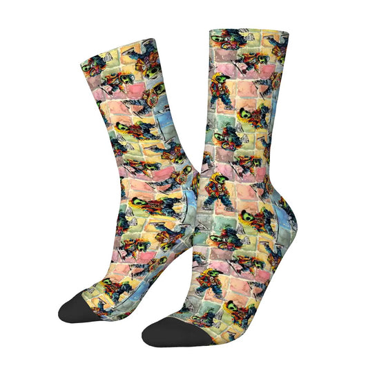 20 Bigfoot / Sasquatch Designs, Polyester Crew Socks