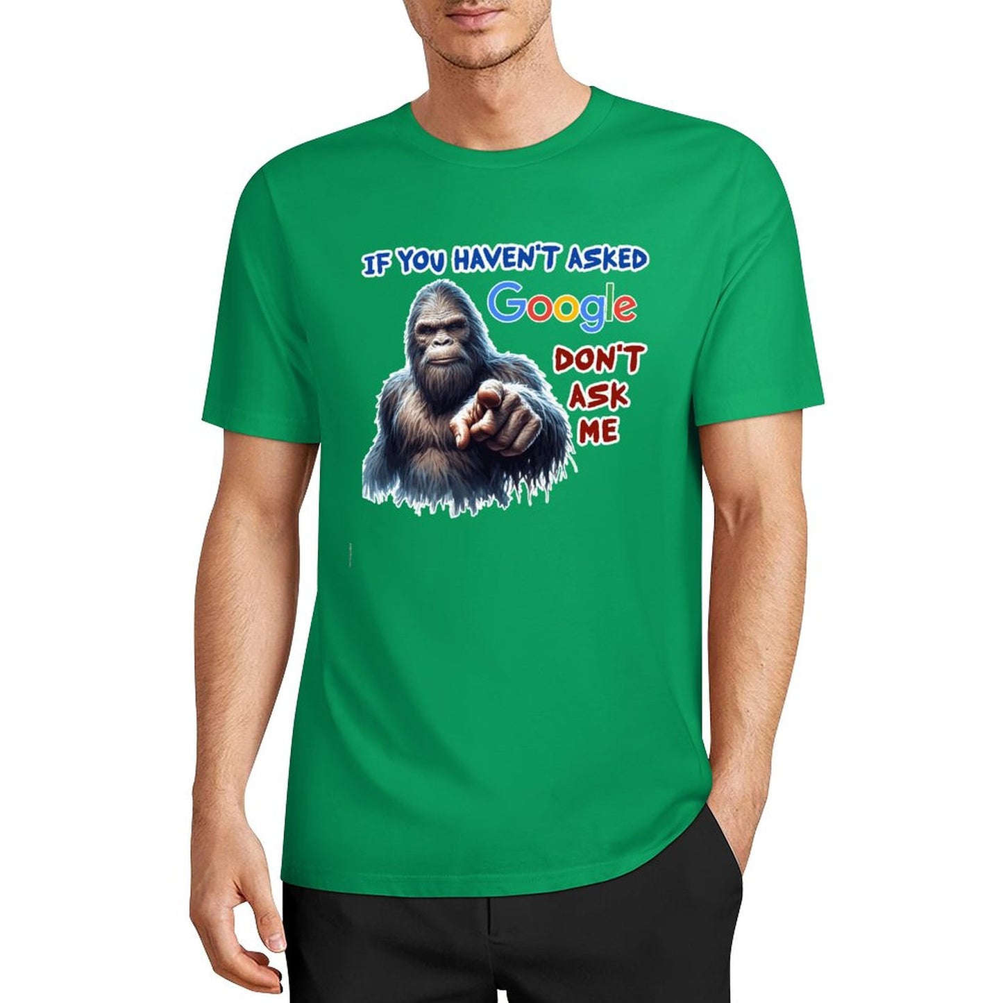 DTF 160gsm Cotton Men's Short Sleeve T-shirt (Front Printing)