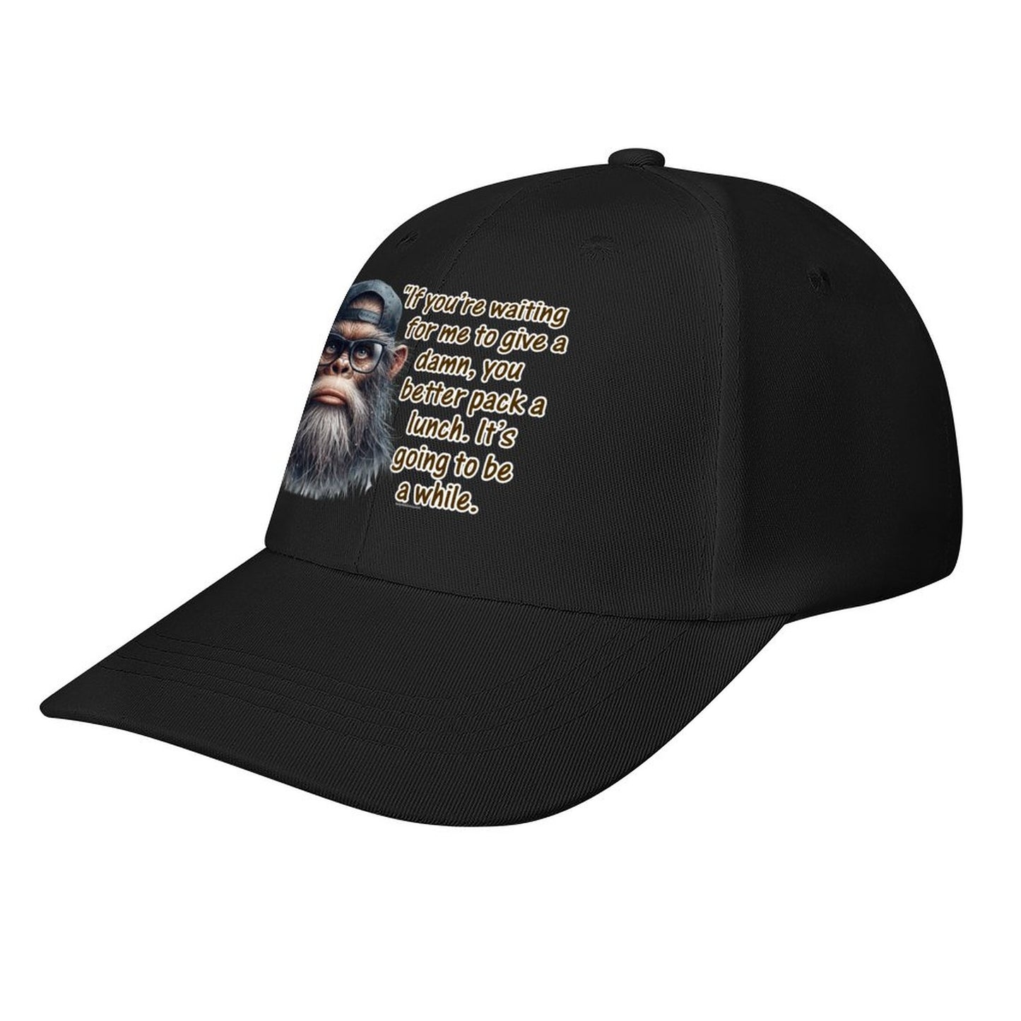 Bigfoot, Sasquatch “If you're waiting..", Baseball Cap – 8 Colors