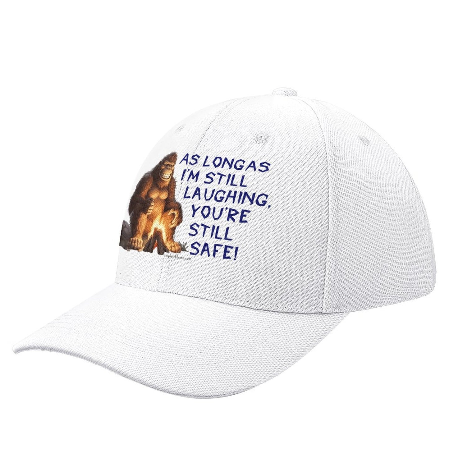 “Sarcastic Sasquatch” Series Polyester Baseball Caps – “As long as I’m laughing…”