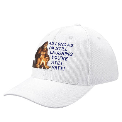 “Sarcastic Sasquatch” Series Polyester Baseball Caps – “As long as I’m laughing…”