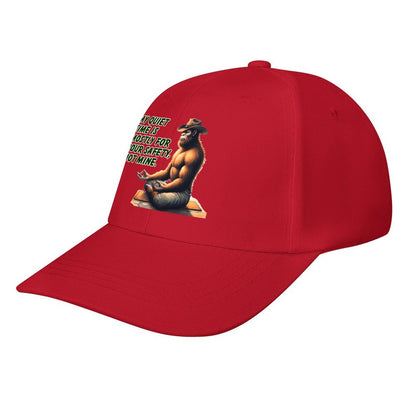 Bigfoot / Sasquatch “My quiet time..", Baseball Cap – 8 Colors
