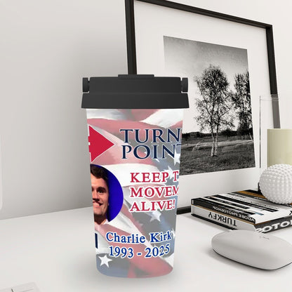 17 oz Insulated Coffee Mug with Lid & Carrying Handle