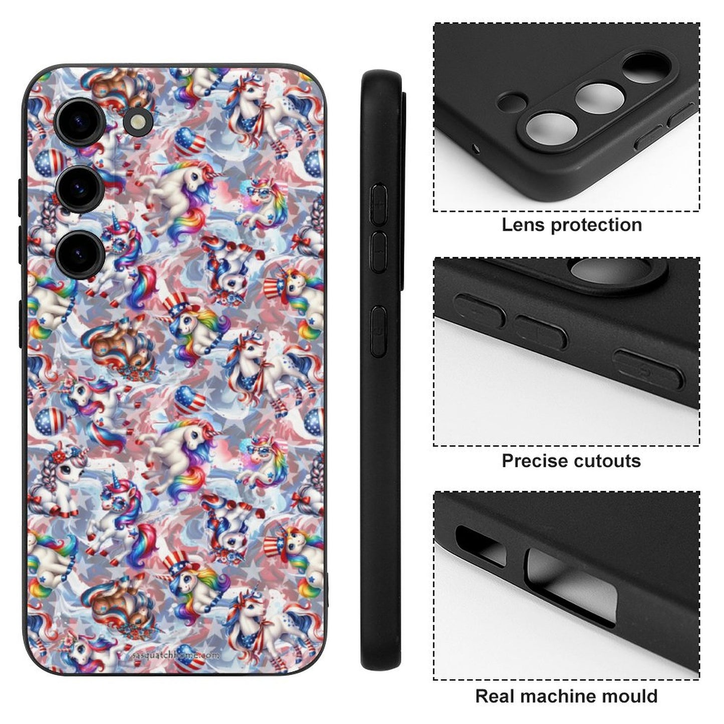 8 Patriot Designs, Samsung S23 Series TPU Cell Phone Case