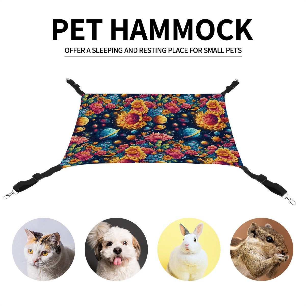 12 Galaxy / Outer Space Designs, Pet Hammock