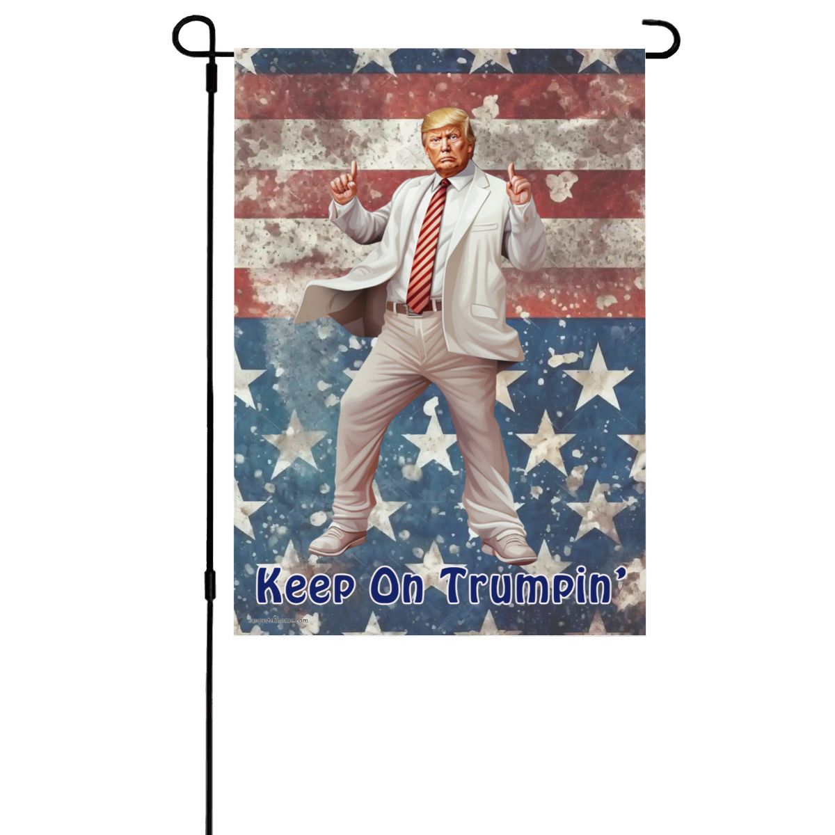"Keep on Trumpin'", Donald Trump, Garden Flag 12"x18" (Made in USA)