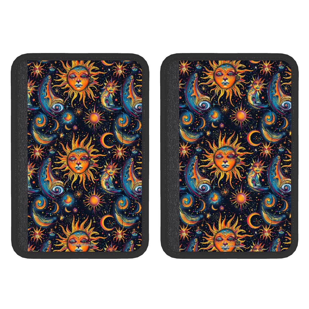 Astrology Design, Seat Belt Cover Pad For Adults 2 Pcs