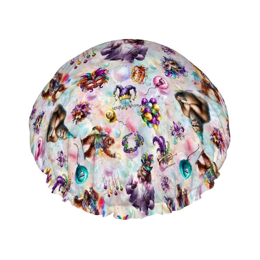 20 Bigfoot / Sasquatch Designs, Reusable Shower Cap