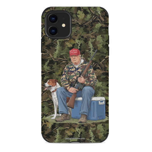 Donald Trump Hunting Dog, Microfiber iPhone 11 Cases