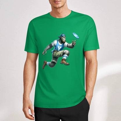DTF 160gsm Cotton Men's Short Sleeve T-shirt (Front Printing)