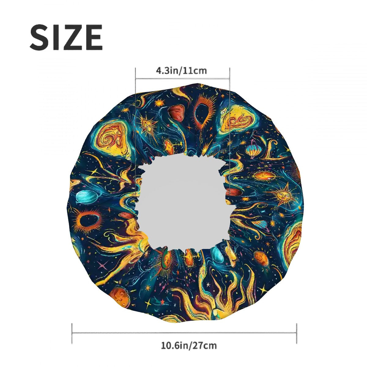 Astrology Design, Reusable Shower Cap