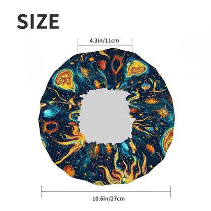 Astrology Design, Reusable Shower Cap