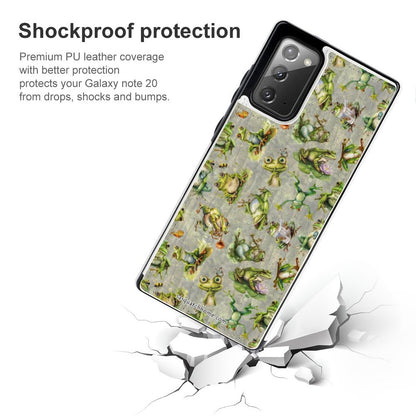 Flip Phone Case / wallet for Samsung Note20 Series- Animals Collection, dog, cat, pig, horse, cow