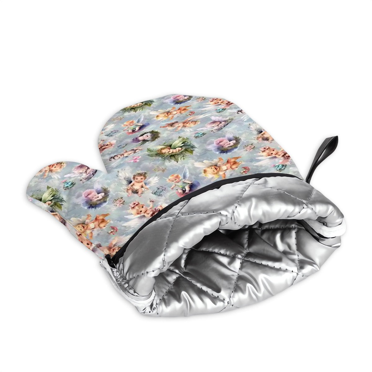 6 Fairy Designs, 4 Piece Oven Mitts / Pot Holder Sets