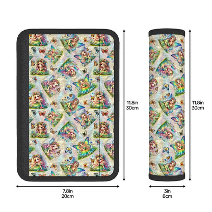 6 Fairy Designs, Seat Belt Cover Pad For Adults 2 Pcs