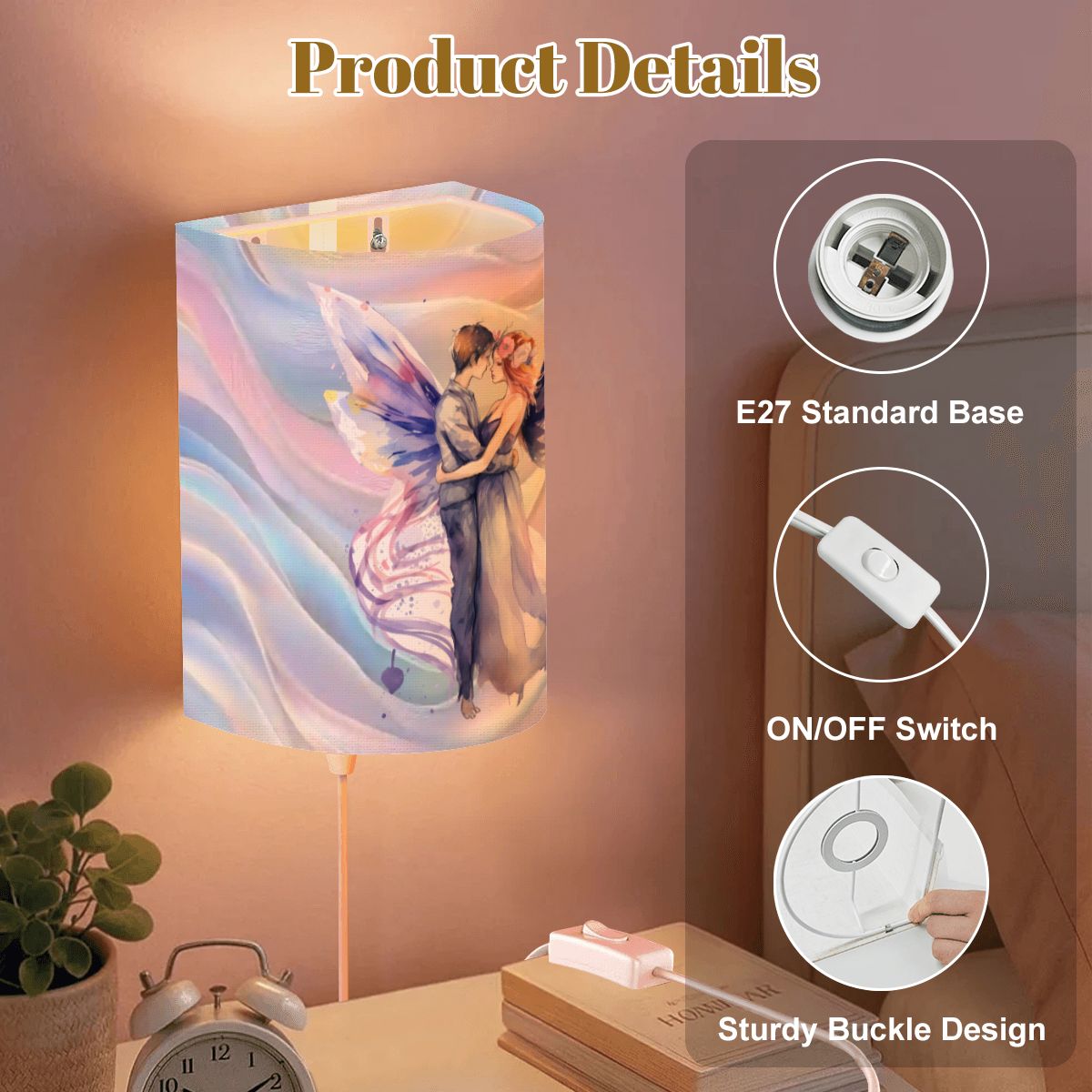 Fairy Love, Wall Sconces, Set of 2, Plug In