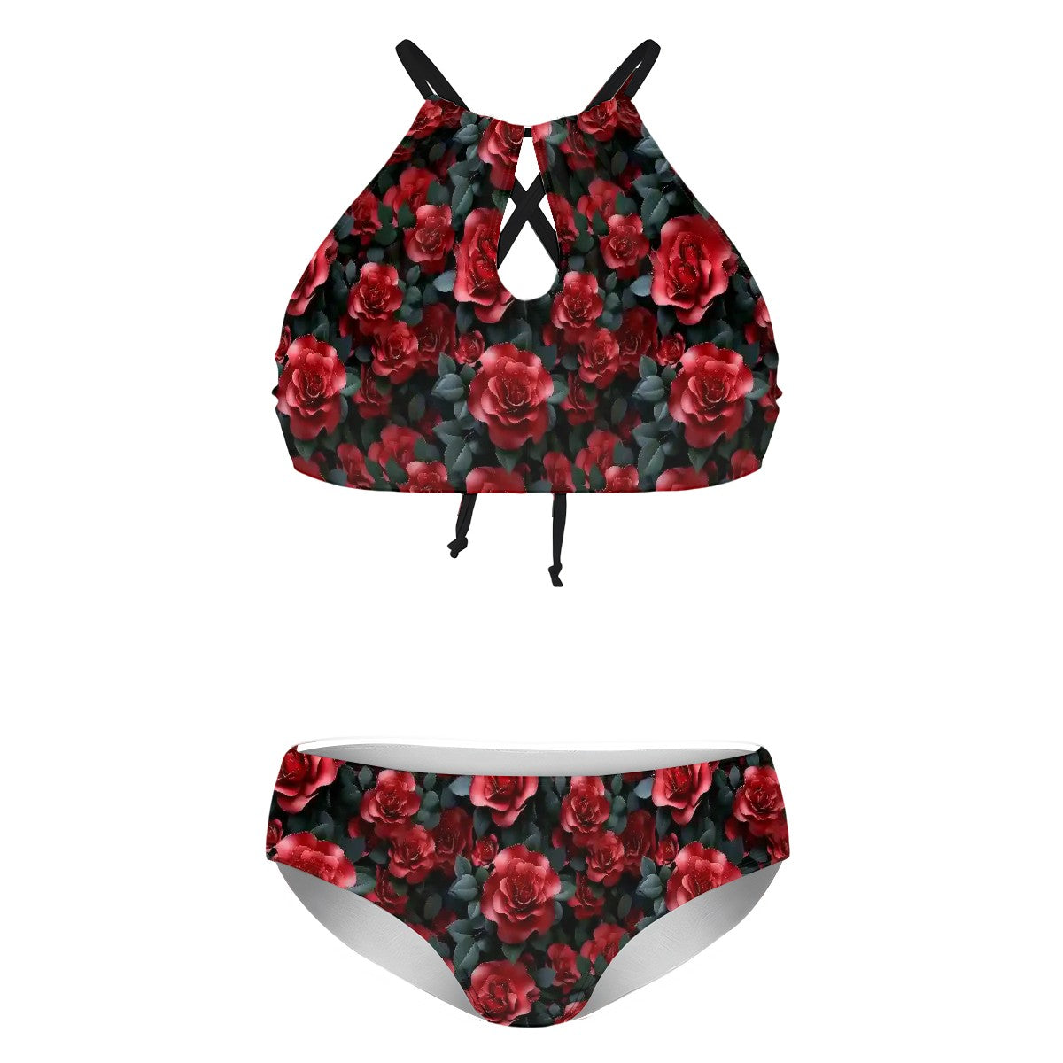 10 Beautiful Flower Designs, Plus Size High-Waisted Bikini Customized Services
