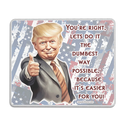 Donald Trump, MAGA, Mouse Pad with Rubber Lock Edge – 4 Sizes