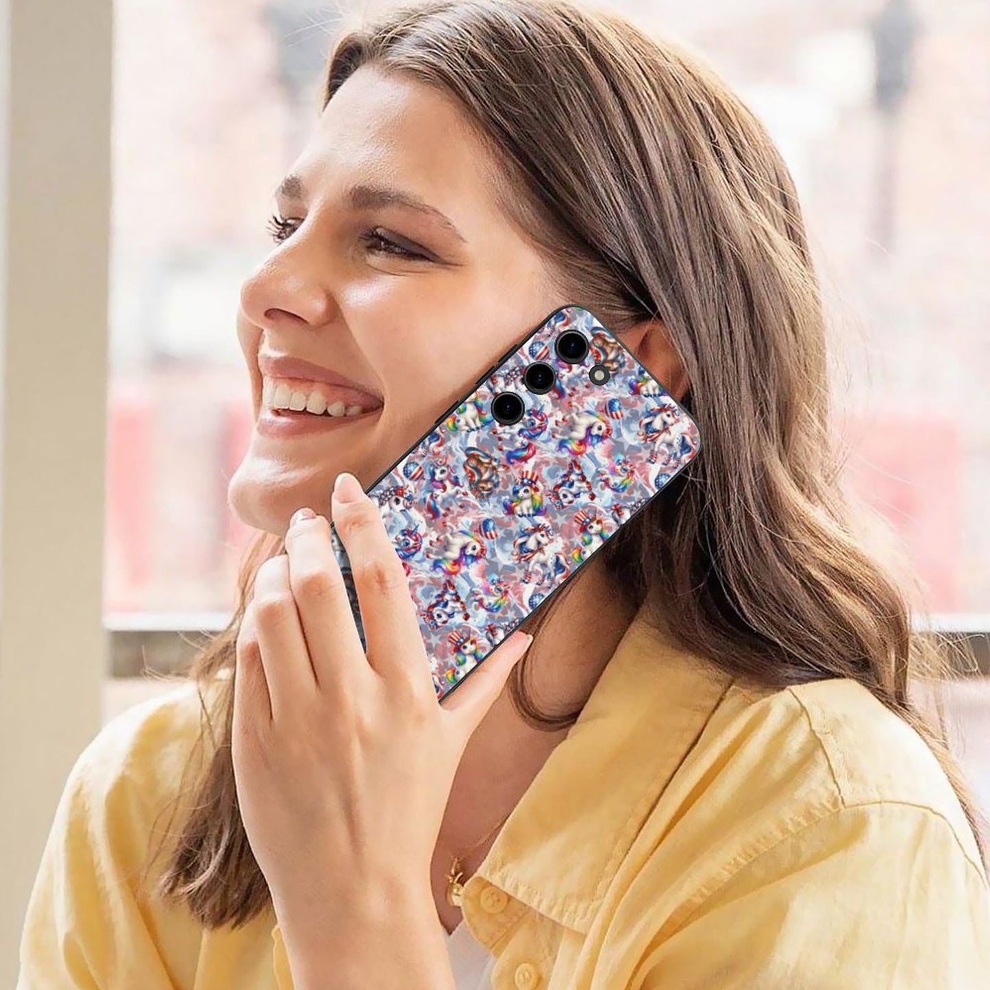 8 Patriot Designs, Samsung S23 Series TPU Cell Phone Case